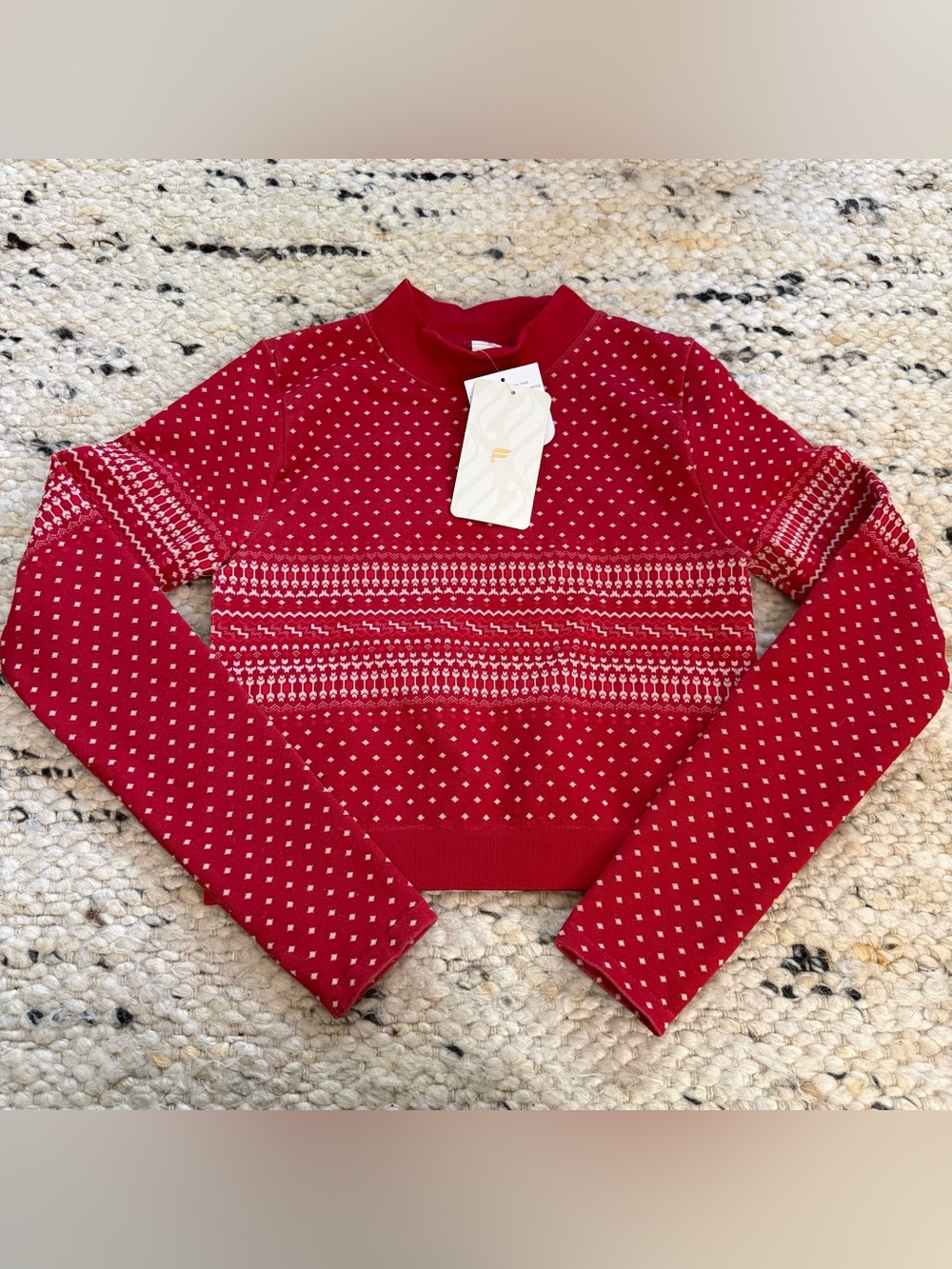 NWT Fabletics Holly Seamless Long-Sleeve Top medium